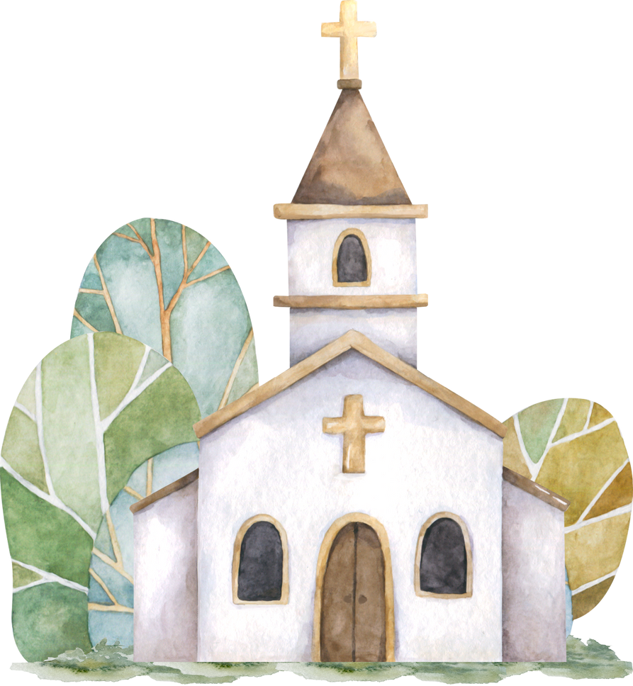 Church Building Illustration